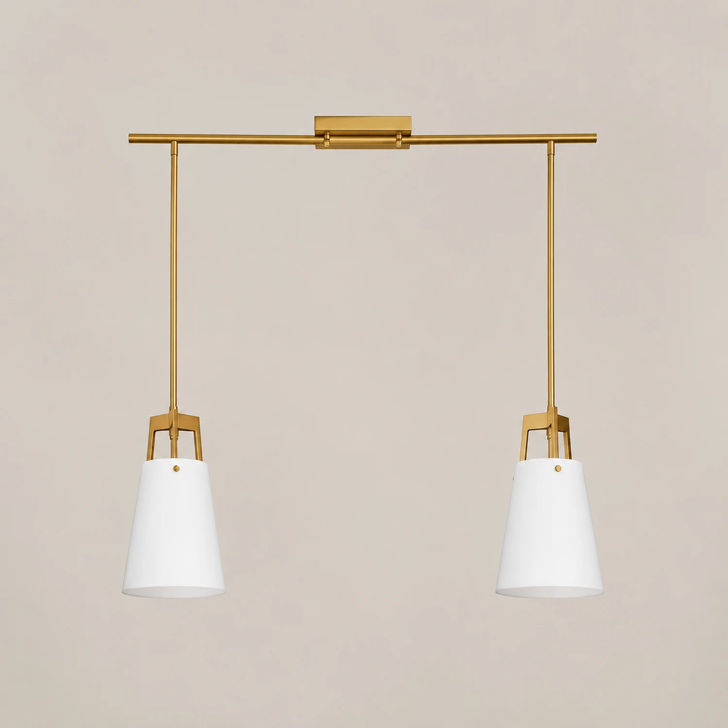 Modern Fabric Shade Corniche Pendant Lamp - Lumpaz