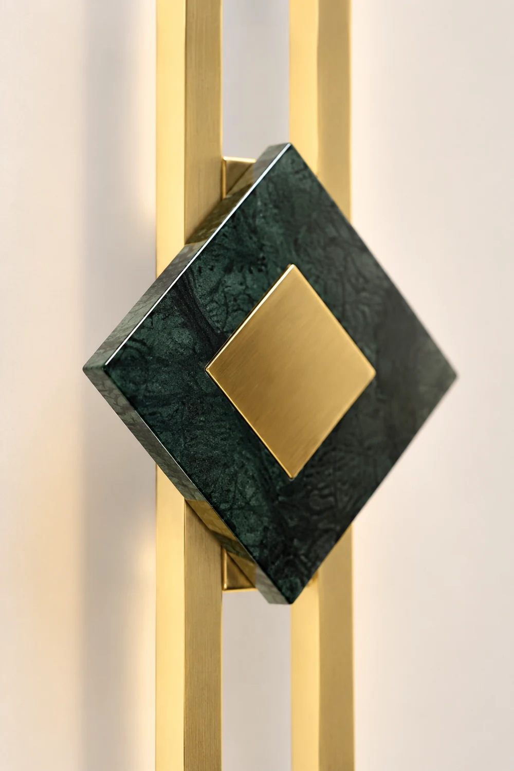 Green Marble Square LED Wall Light - Lumpaz