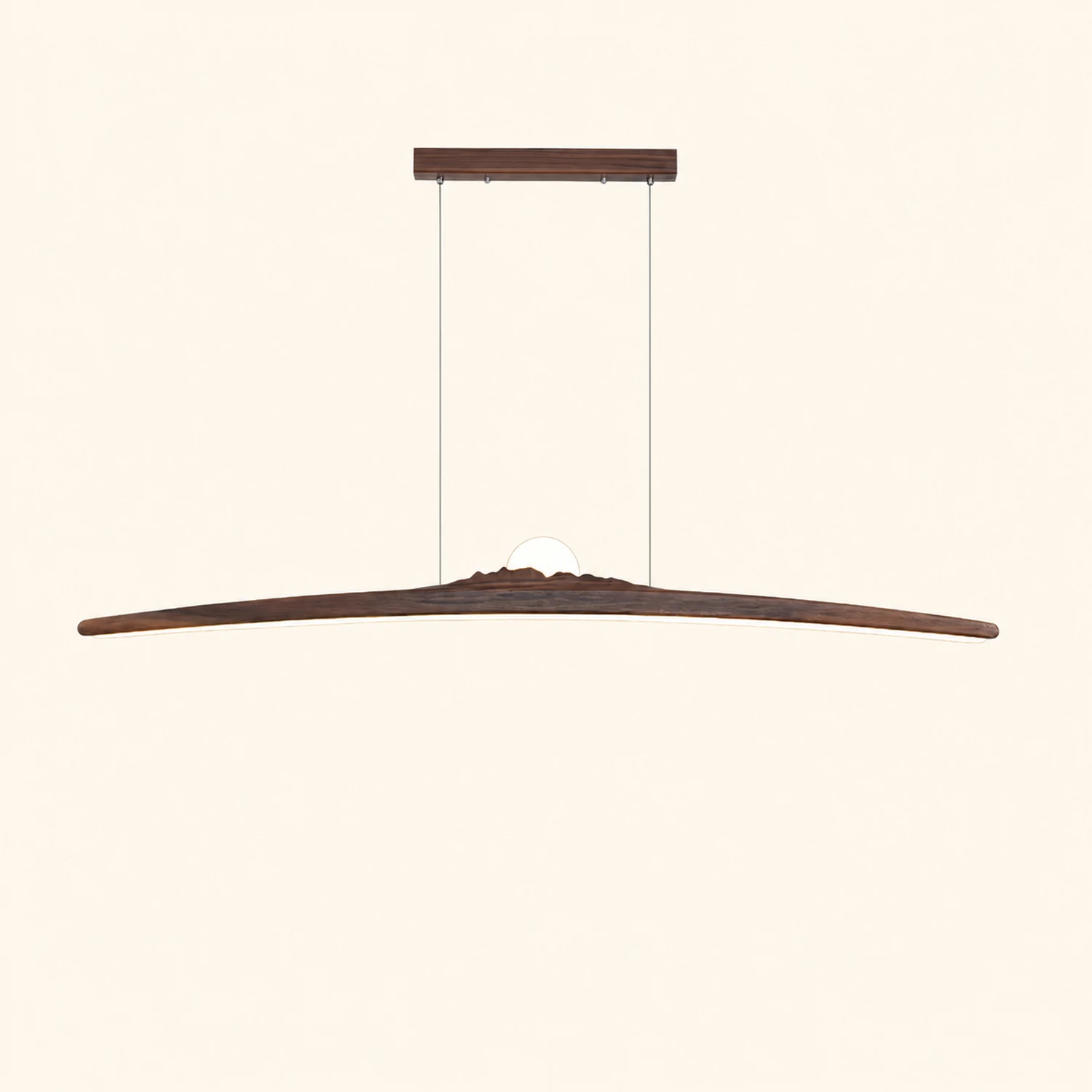 Walnut Long Island Pendant Lamp - Lumpaz