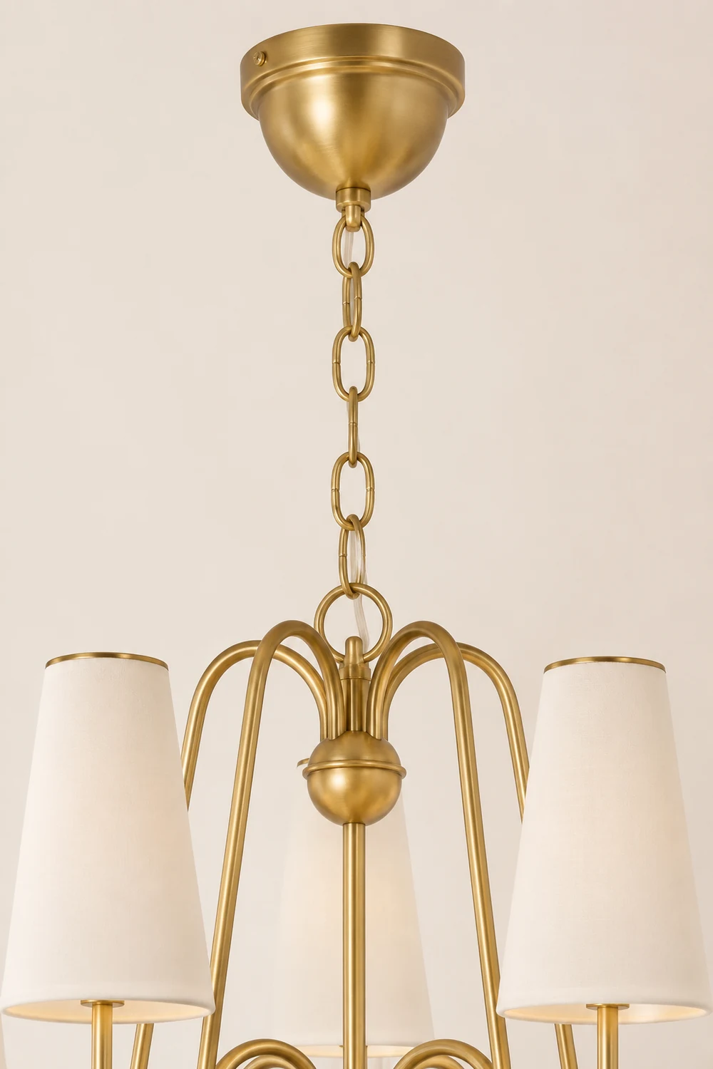 Gold Two-Tier Montreuil  Chandelier - Lumpaz