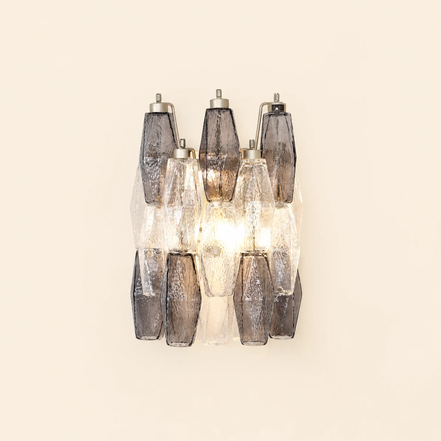 Murano Rhombus Glass Wall Lamp - Lumpaz