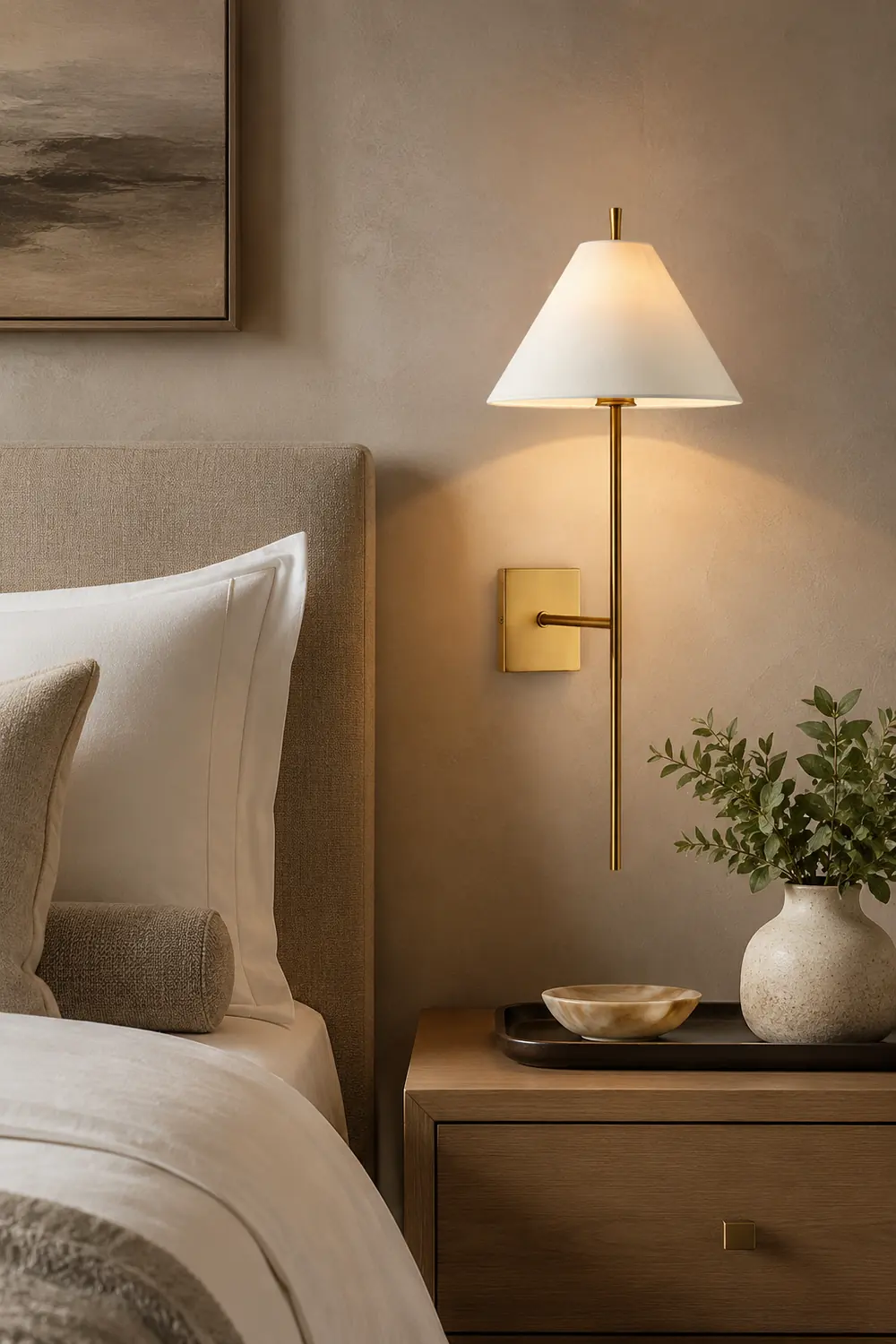 Ellis Brass Wall Light - Lumpaz