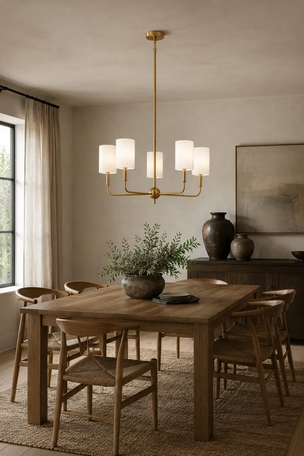 Foxdale Brass Chandelier - Lumpaz
