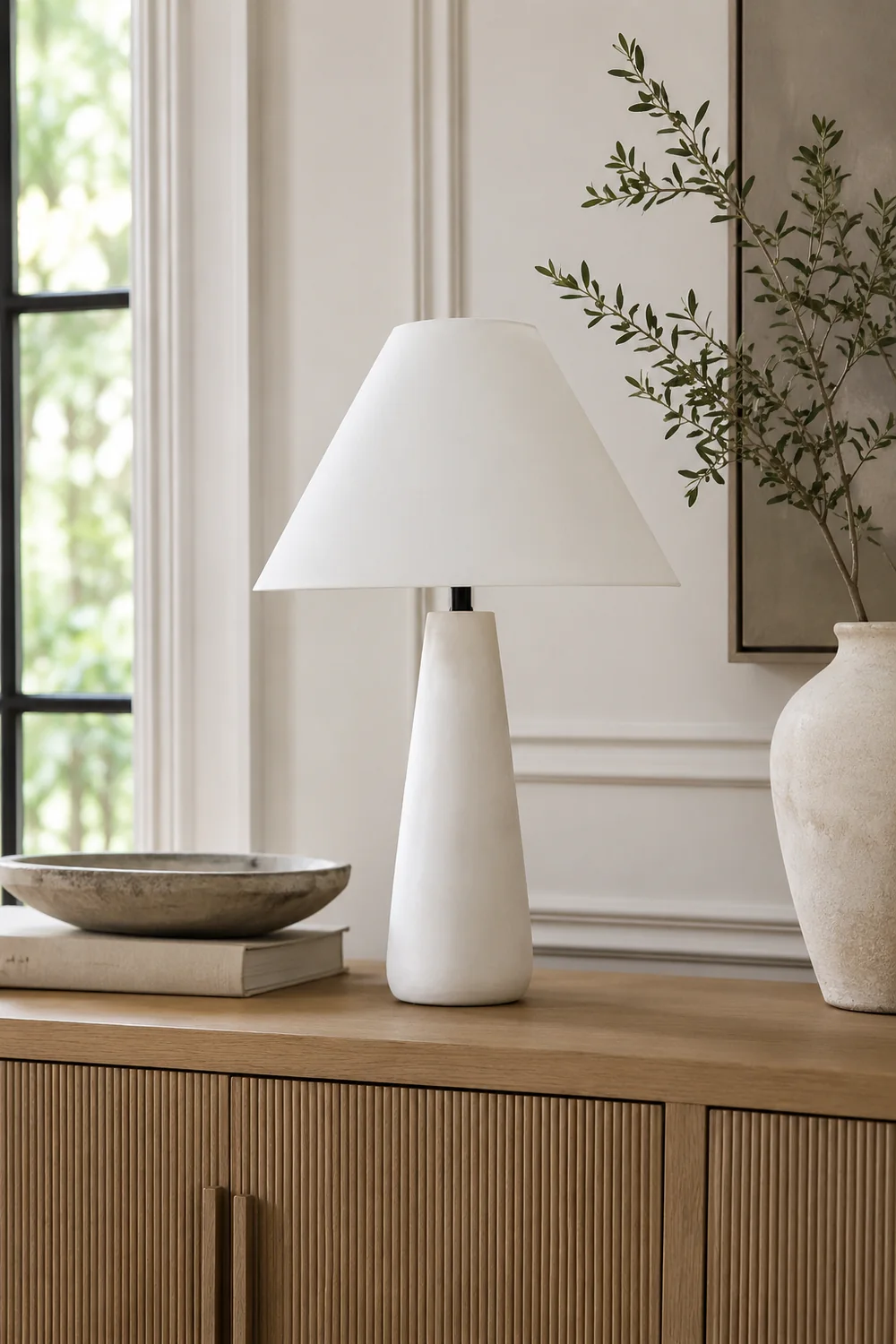 Kara Mann Polar Cement Table Lamp - Lumpaz