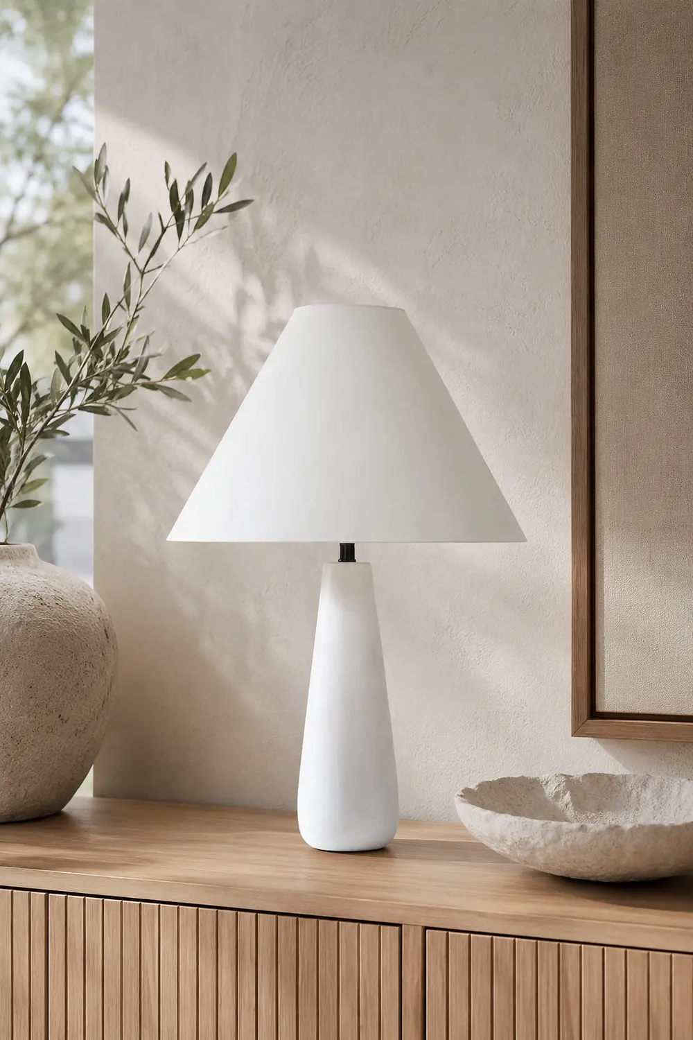 Kara Mann Polar Cement Table Lamp - Lumpaz