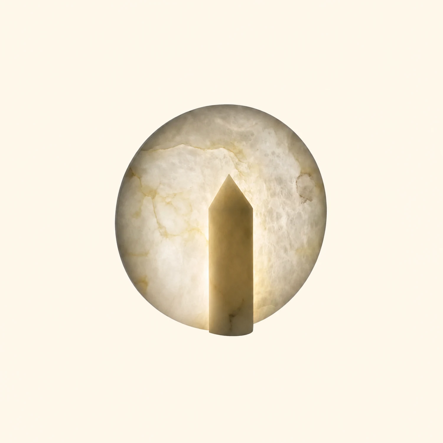 Geometric Alabaster Table Lamp - Lumpaz