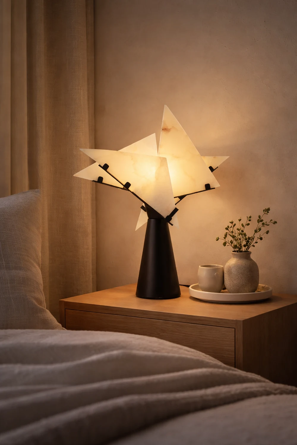 Abstract Alabaster Table Lamp - Lumpaz