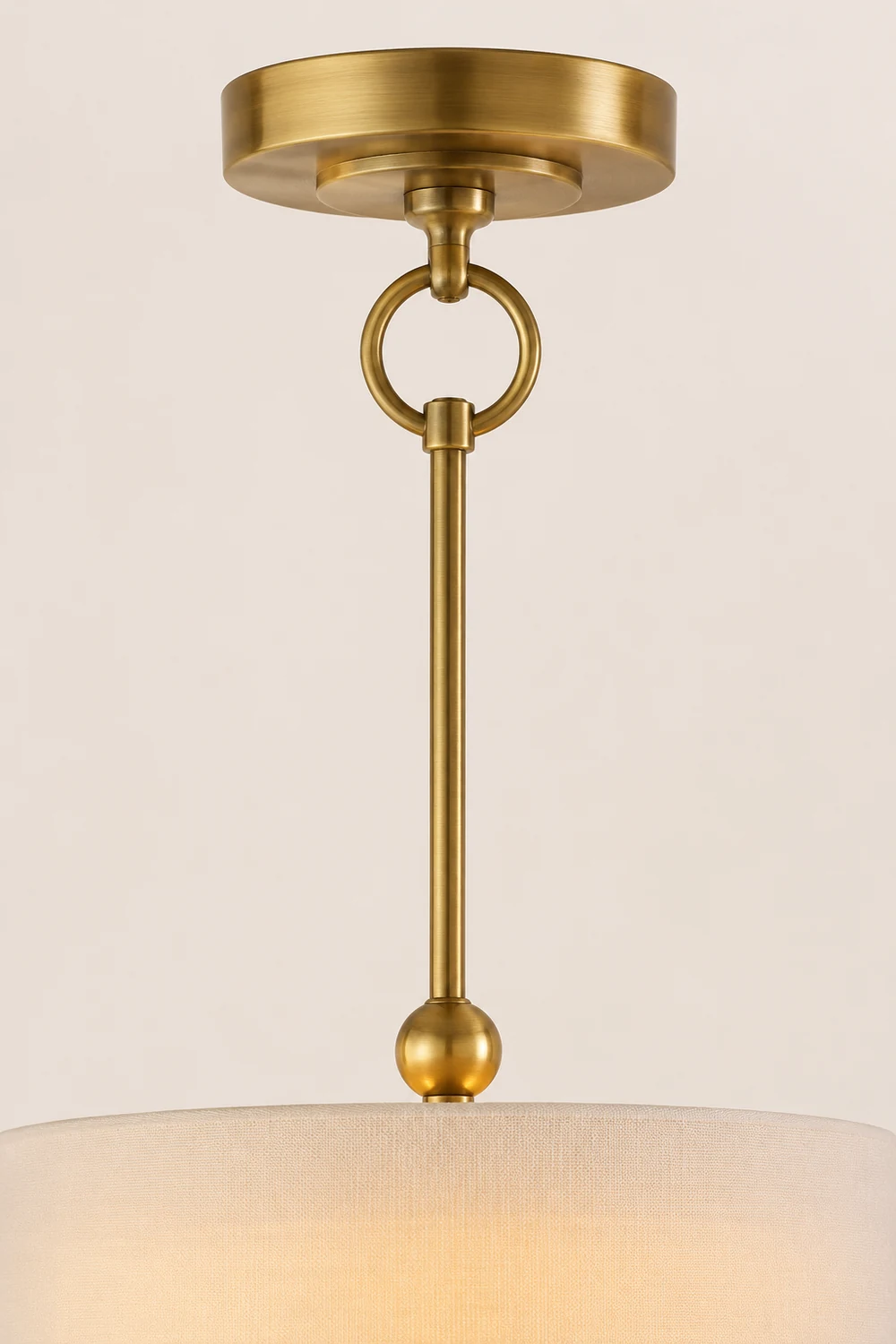 Reed Simple Drum Shade Pendant Light - Lumpaz