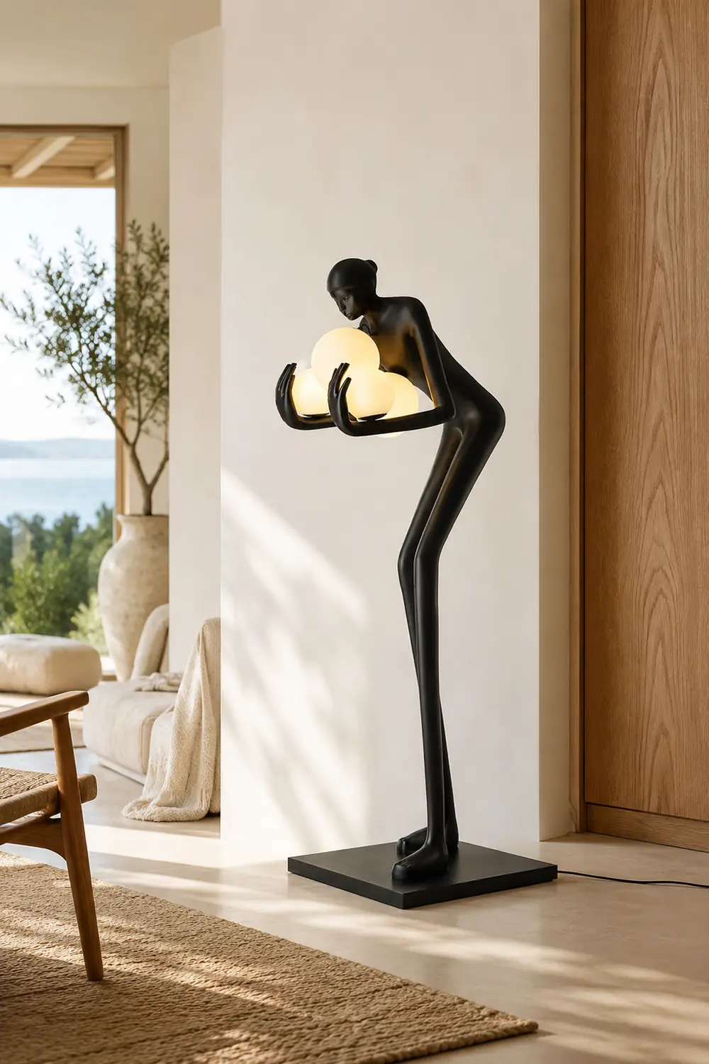 Embrace of Light Sculpture Floor Lamp - Lumpaz