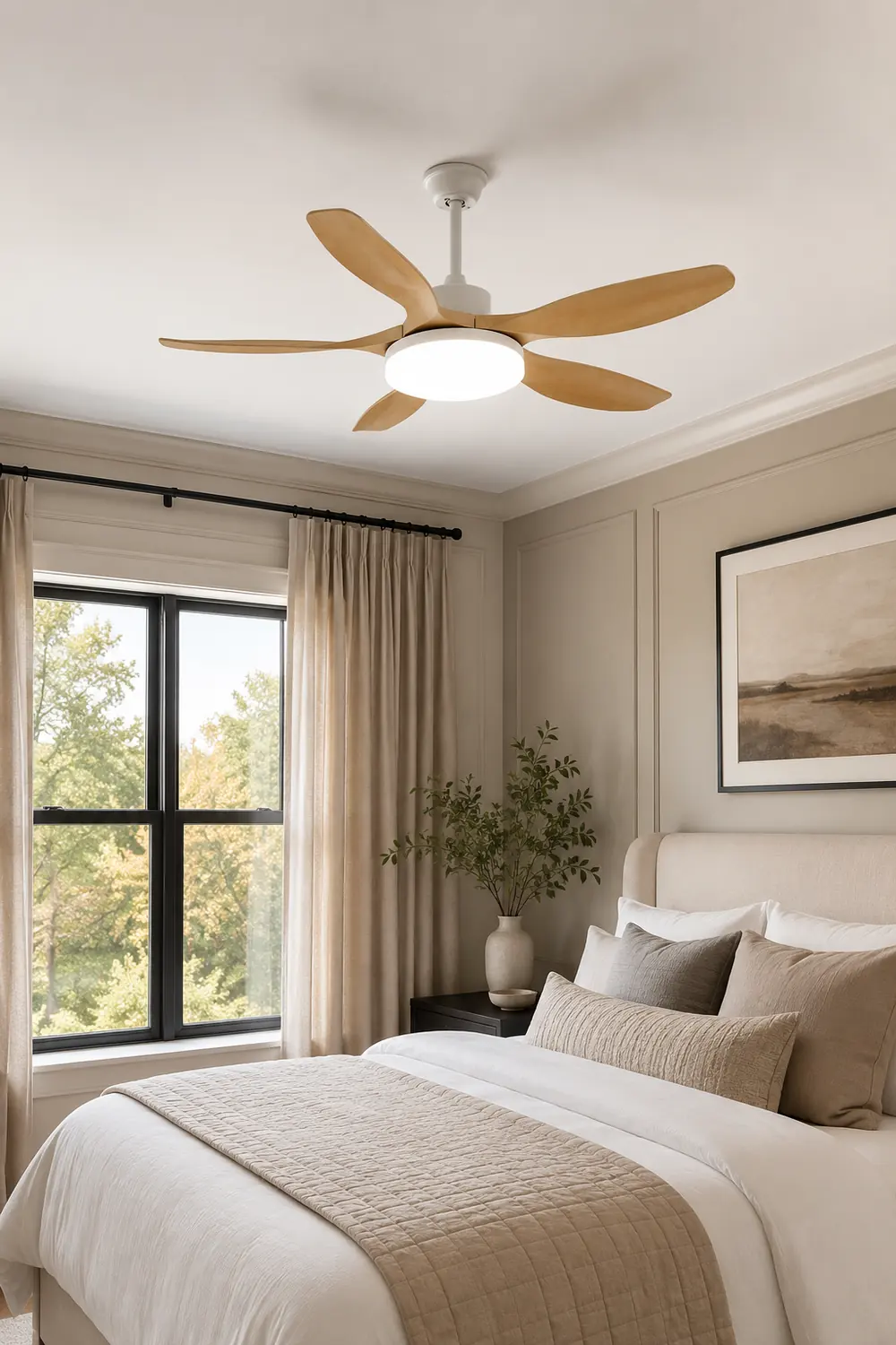 Five-Leaf Ceiling Fan Light - Lumpaz