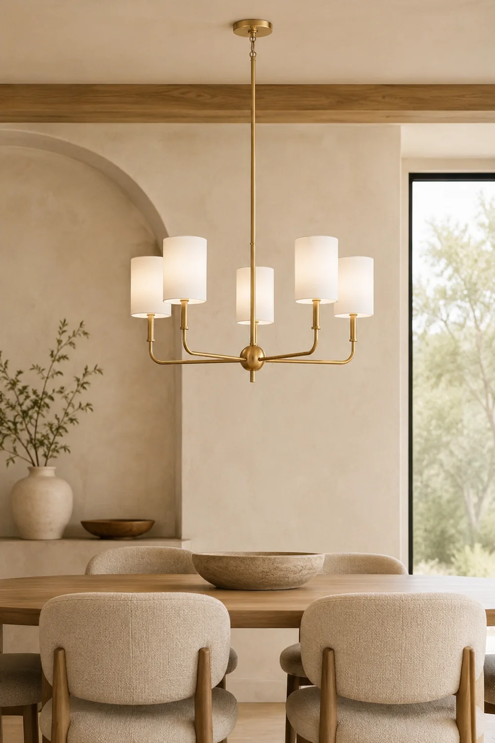 Foxdale Brass Chandelier - Lumpaz
