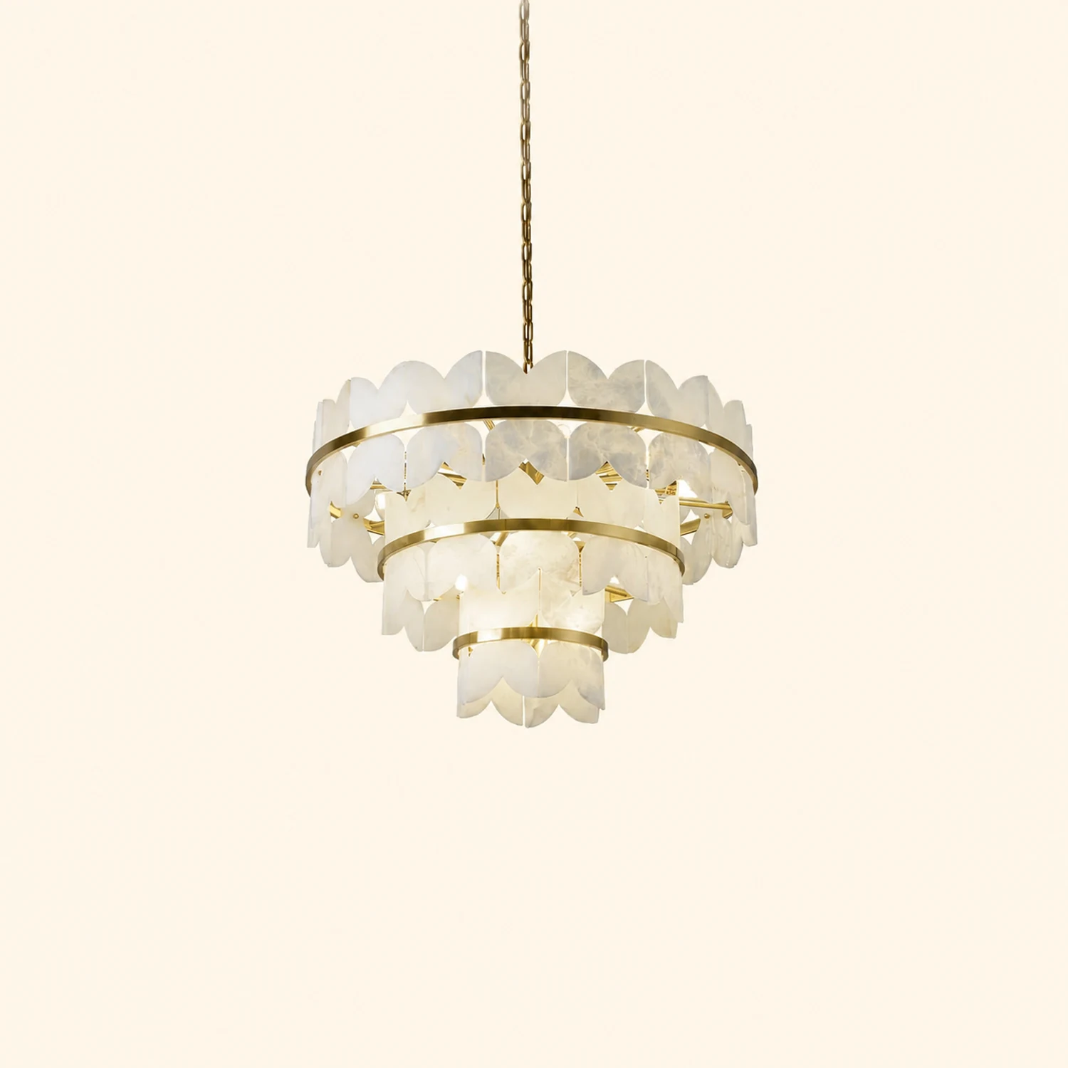 Patanga Alabaster Butterfly Chandelier - Lumpaz