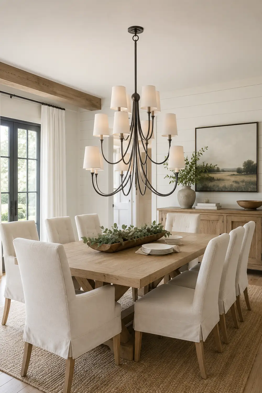 Classic extra large reed chandelier - Lumpaz