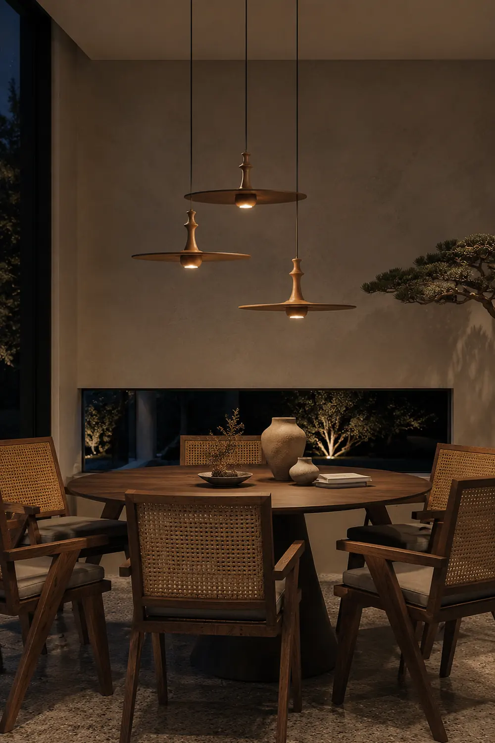 Spindle Disc Pendant Lamp - Lumpaz