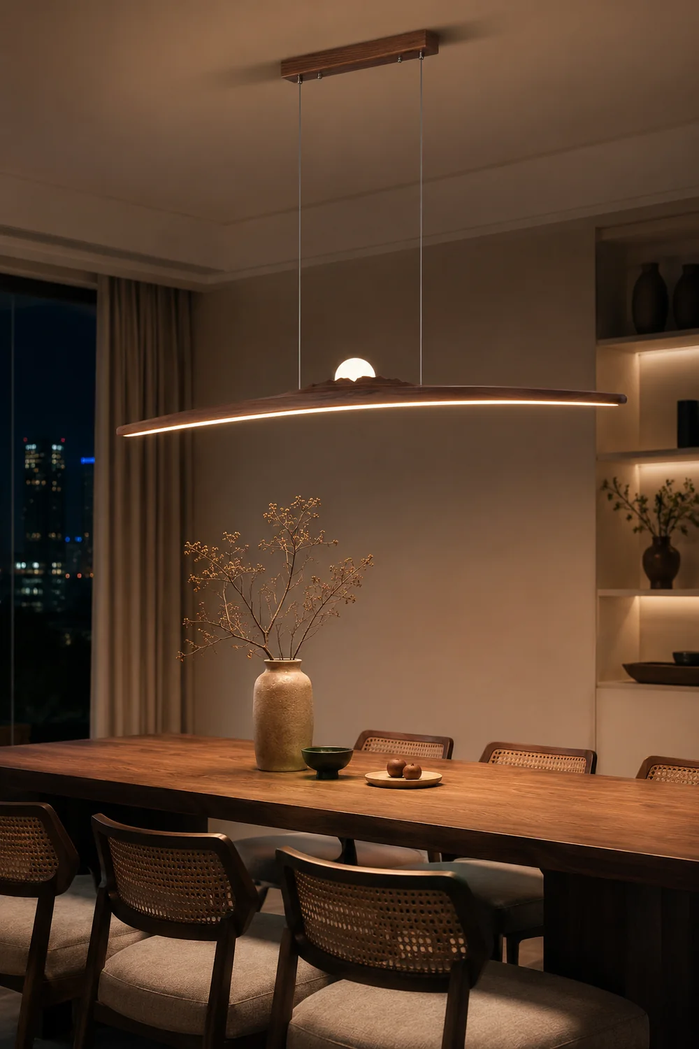 Walnut Long Island Pendant Lamp - Lumpaz