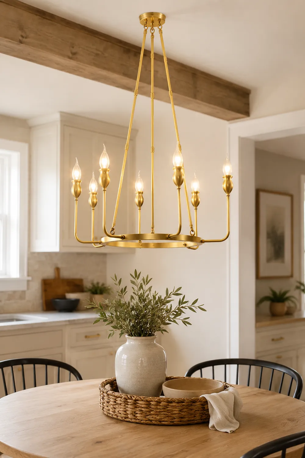 Classic ring candlestick chandelier - Lumpaz