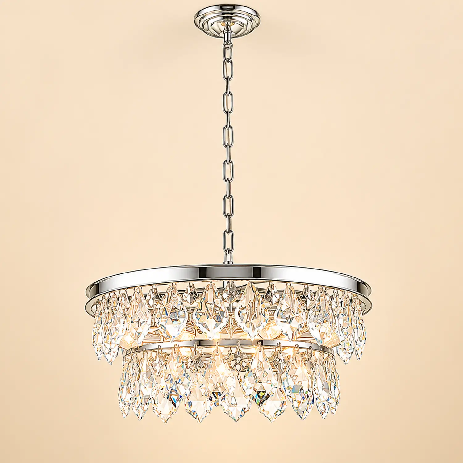 Modern luxury crystal chandelier - Lumpaz