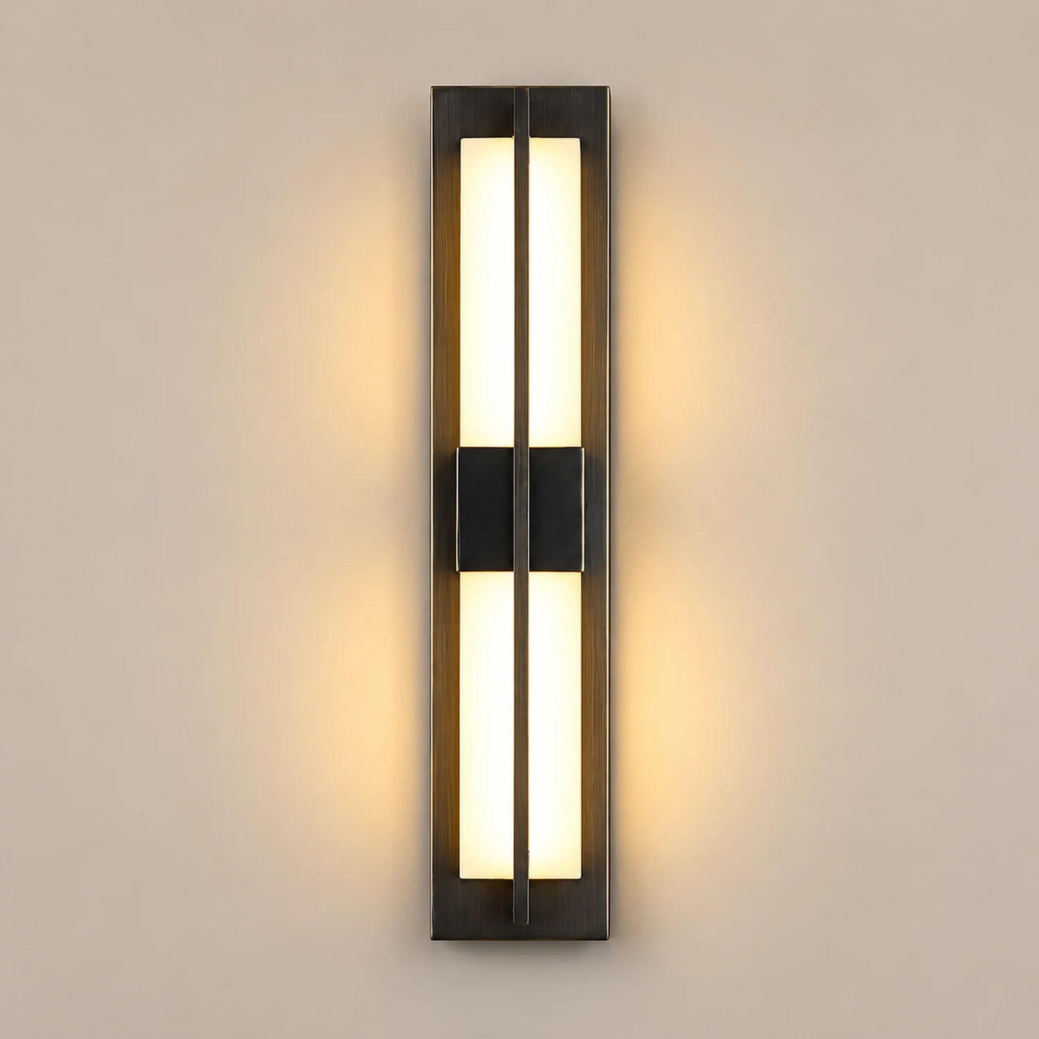 Polished Brass Lumina Outdoor Wall Lamp - Lumpaz