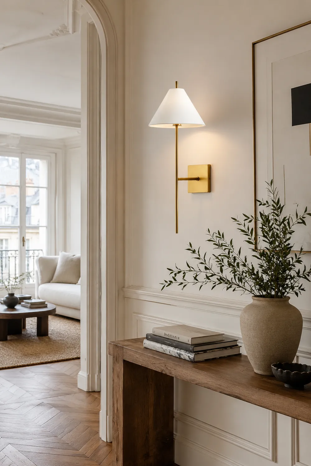 Ellis Brass Wall Light - Lumpaz