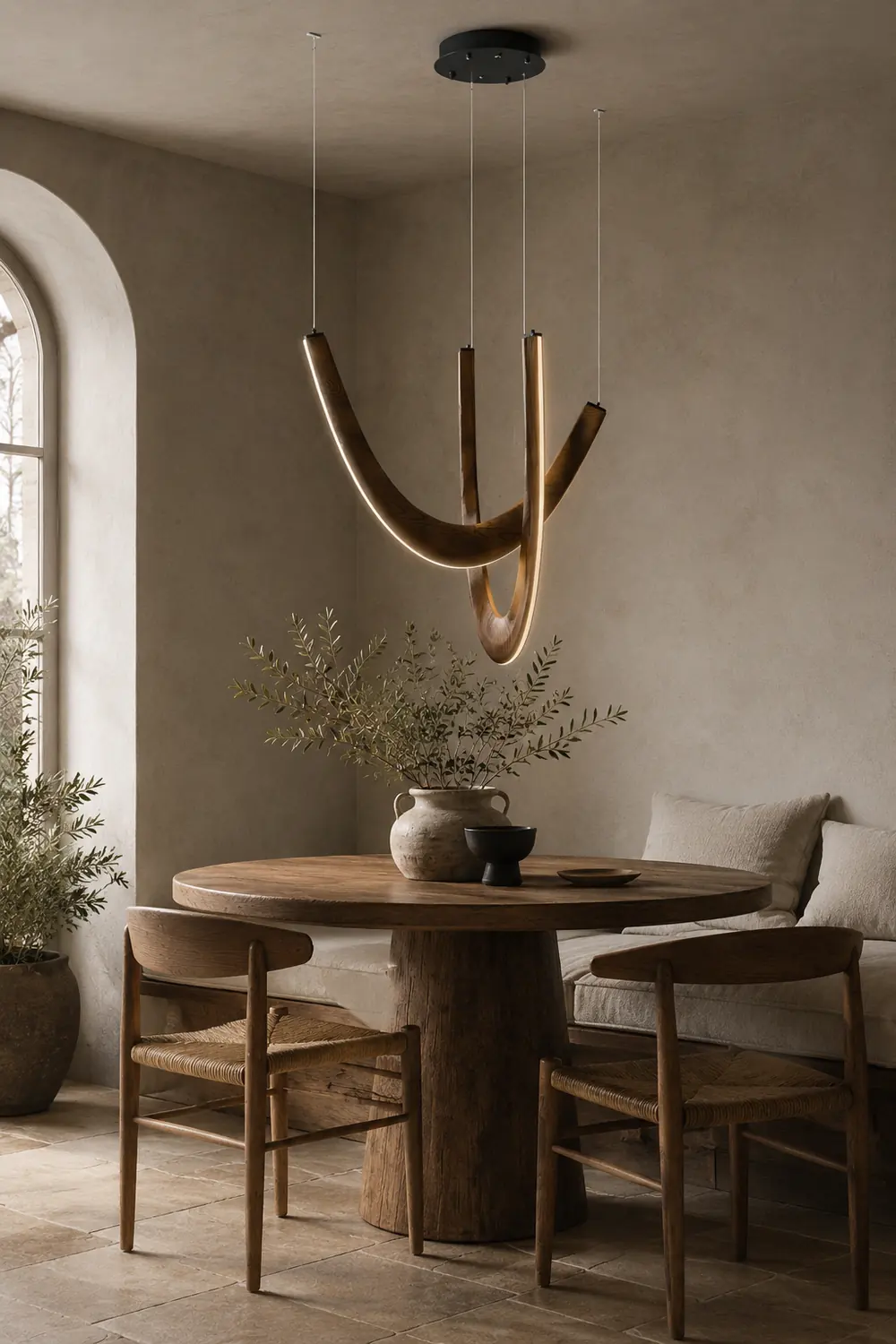 U Wooden Pendant Lamp - Lumpaz