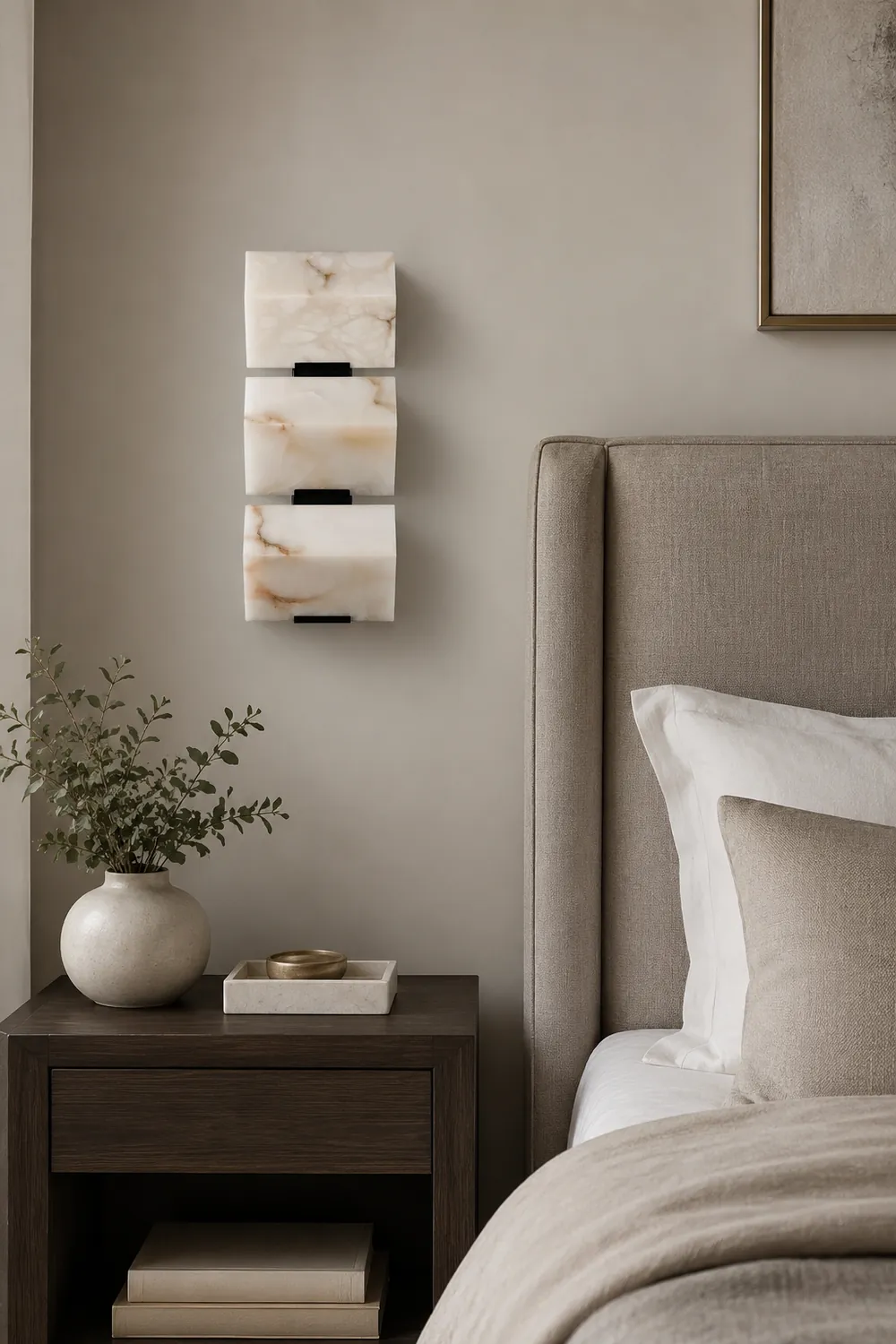 Elegant Alabaster Wall Light - Lumpaz