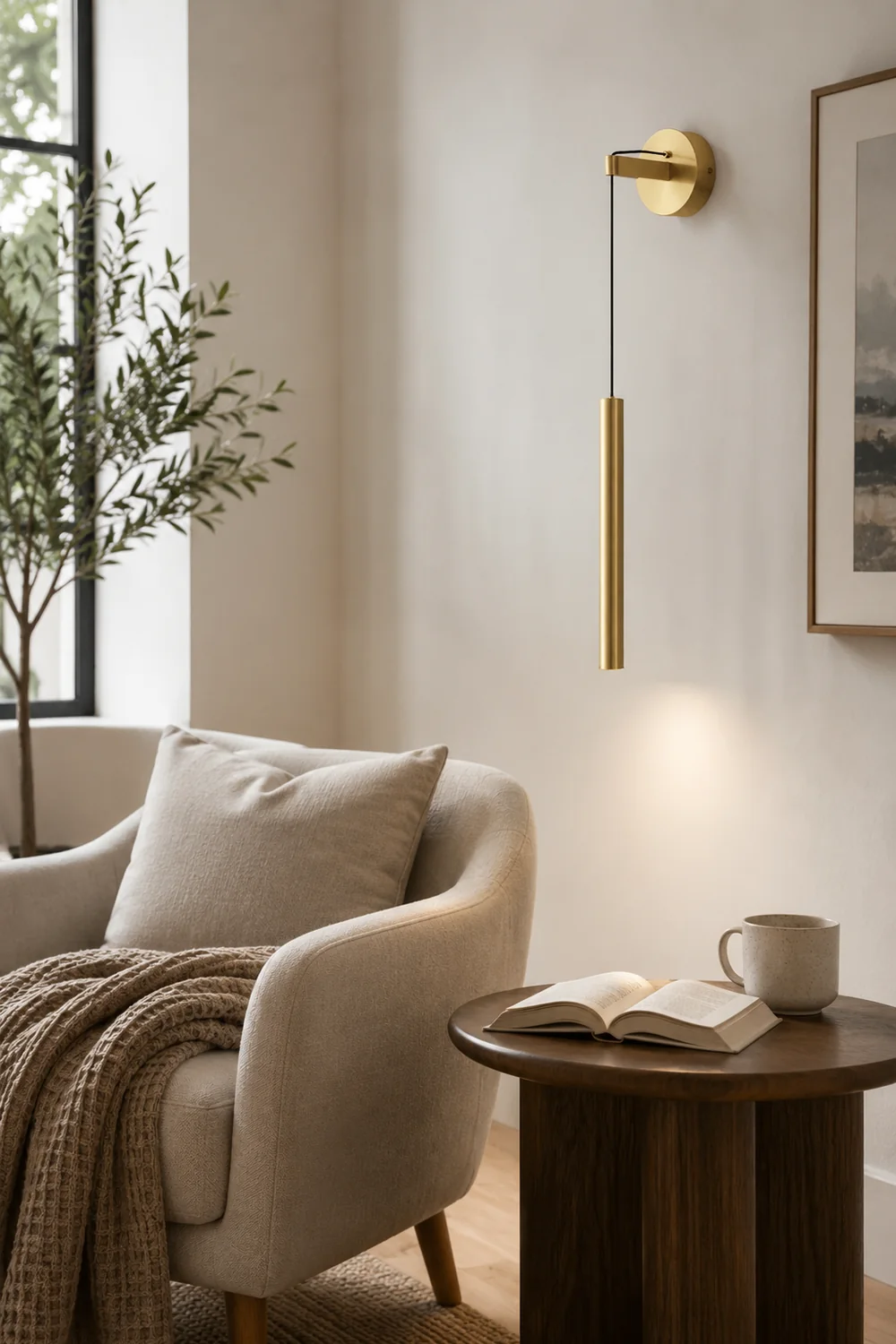 Brass Line Wall Sconce - Lumpaz