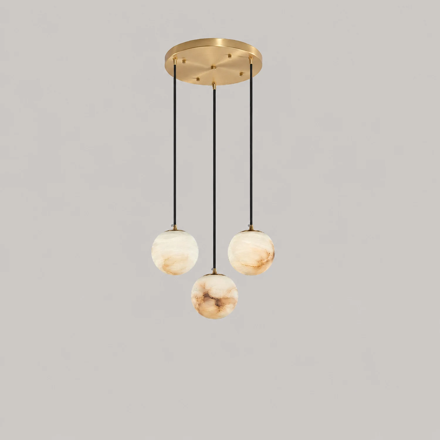 Luxury Multi-Globe Alabaster Pendant Light - Lumpaz