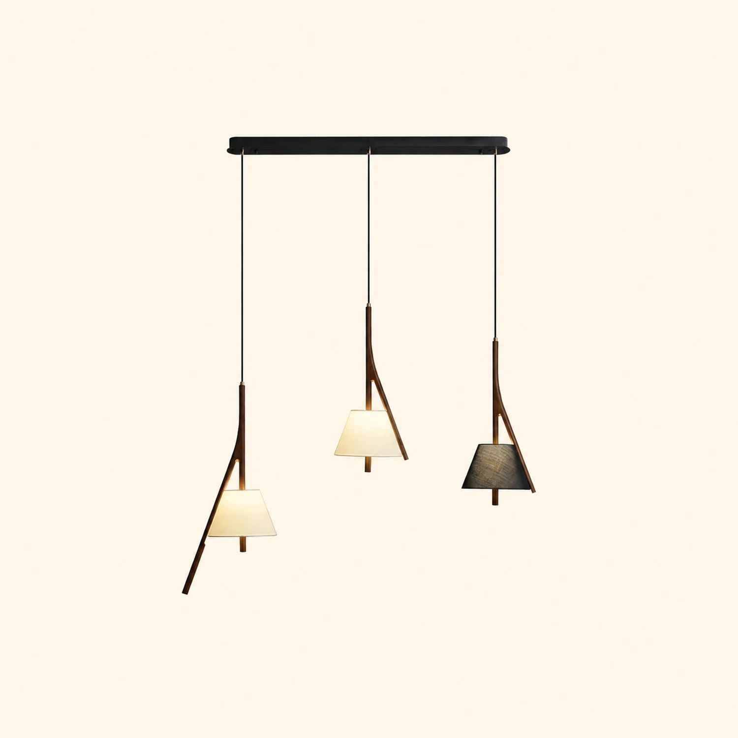 Nanzhi Wood Pendant Lamp - Lumpaz