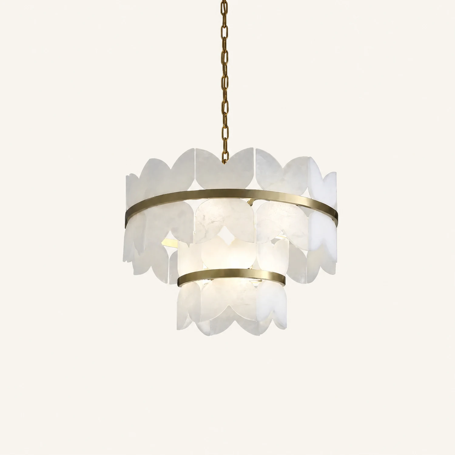 Patanga Alabaster Butterfly Chandelier - Lumpaz