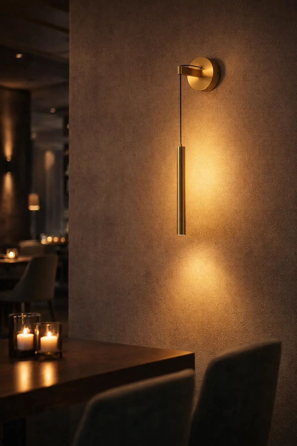 Brass Line Wall Sconce - Lumpaz