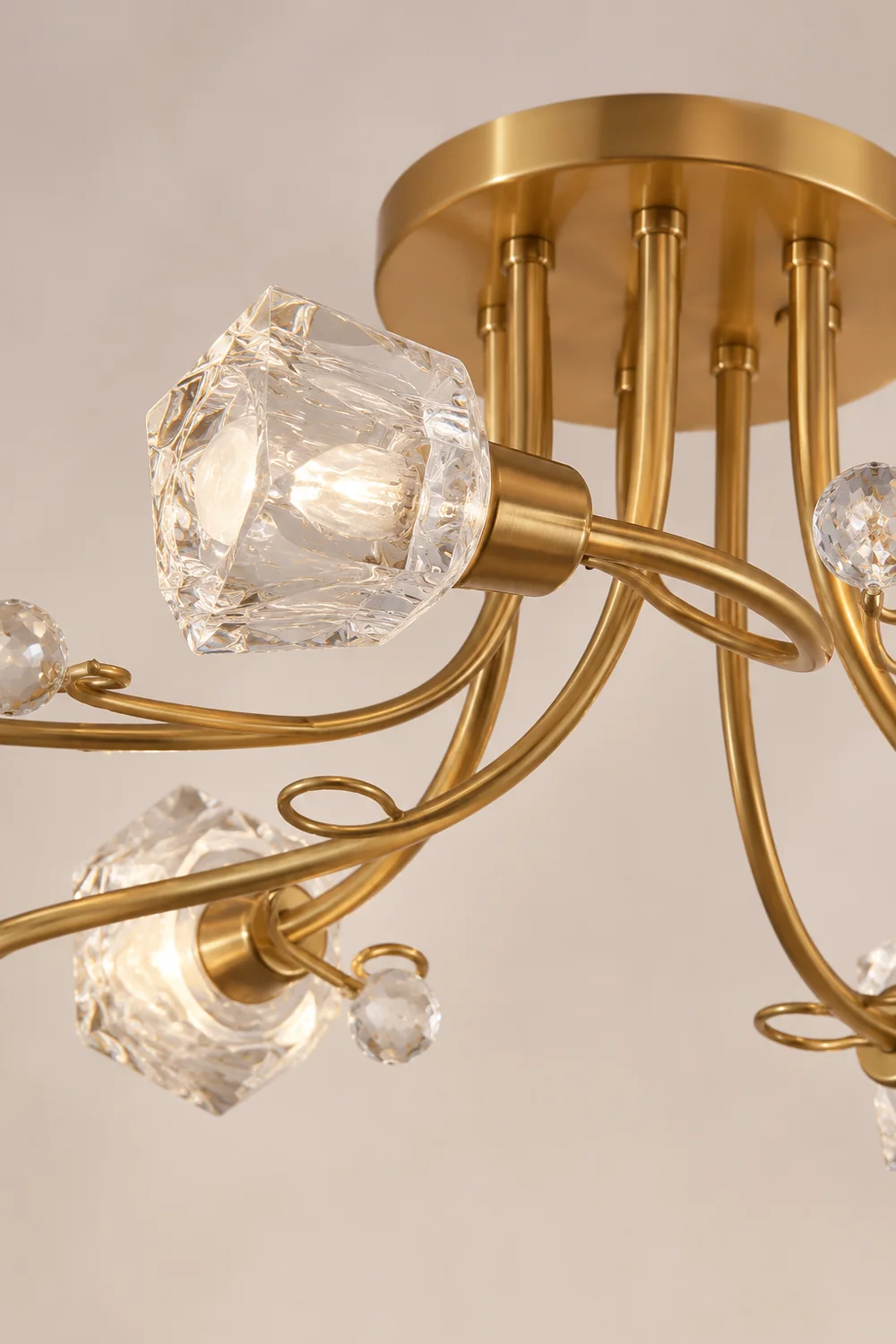 8-head flower ceiling lamp - Lumpaz