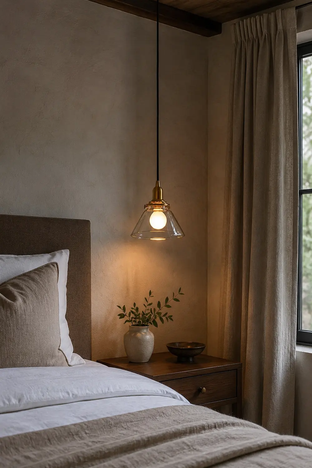 Minimalist Cone Shaped Glass Pendant Lamp - Lumpaz