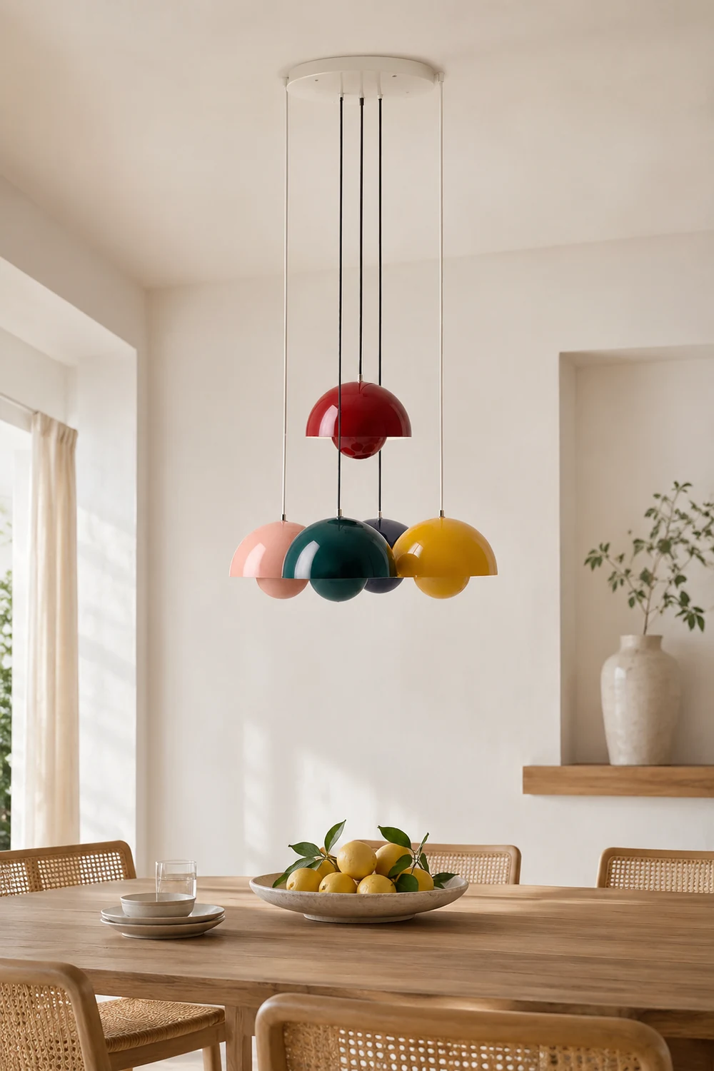 Flowerpot Colorful Pendant Lamp - Lumpaz