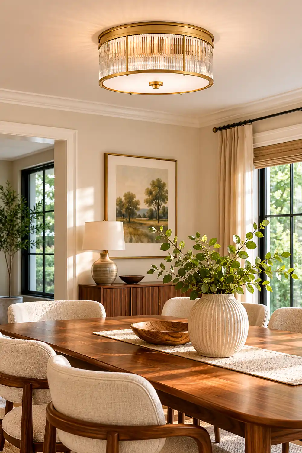 Allen Round Flush Mount - Lumpaz