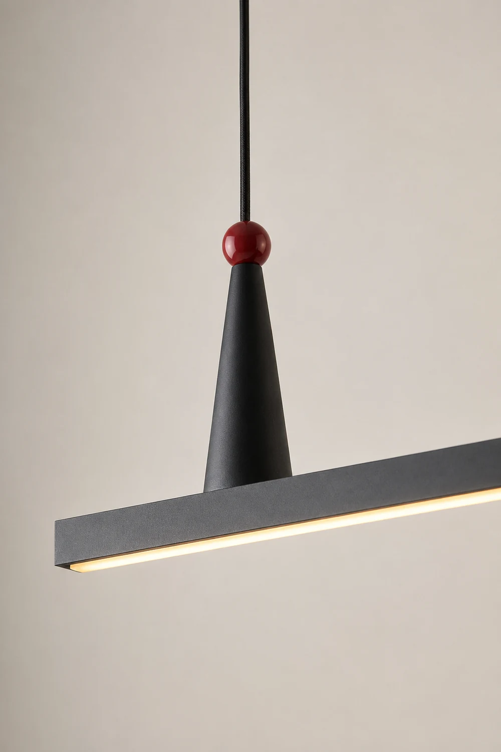 OSBELE Modern Black Linear Chandelier - Lumpaz