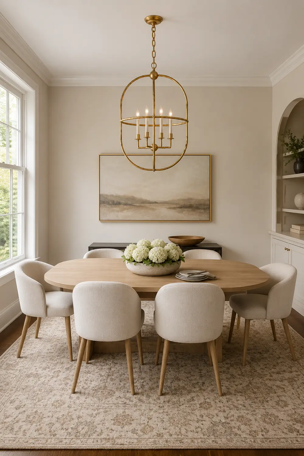 Desmond Antique Gold Oval Lantern Chandelier - Lumpaz