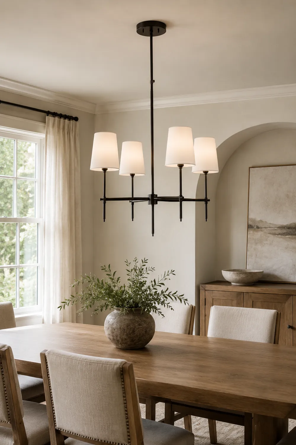 Modern Drum Shade Bryant Chandelier - Lumpaz