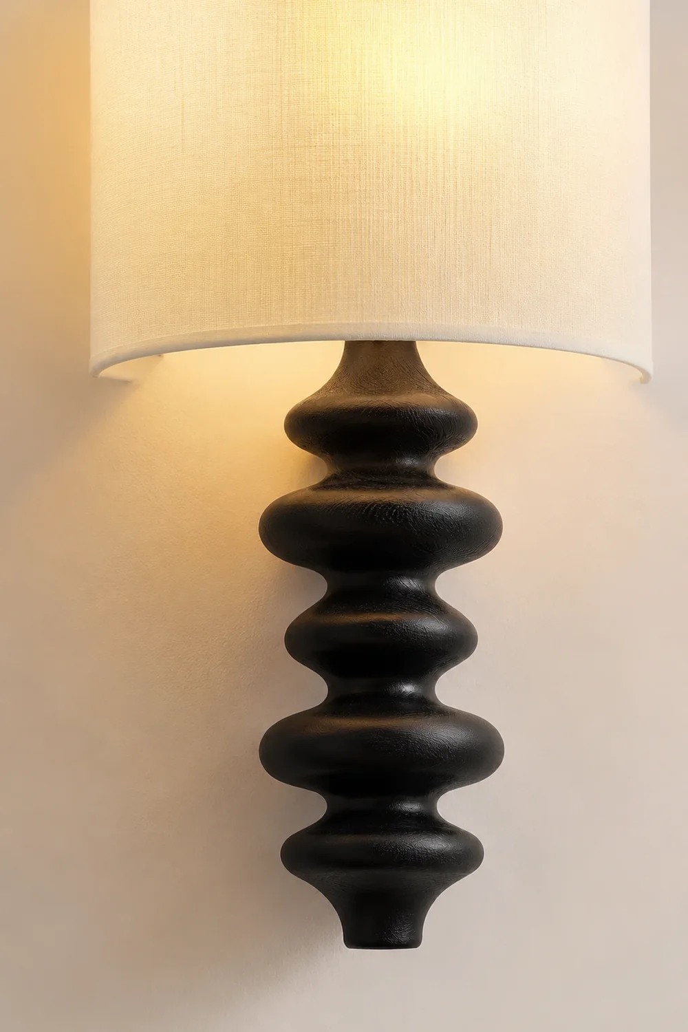 fishbone solid wood wall lamp - Lumpaz