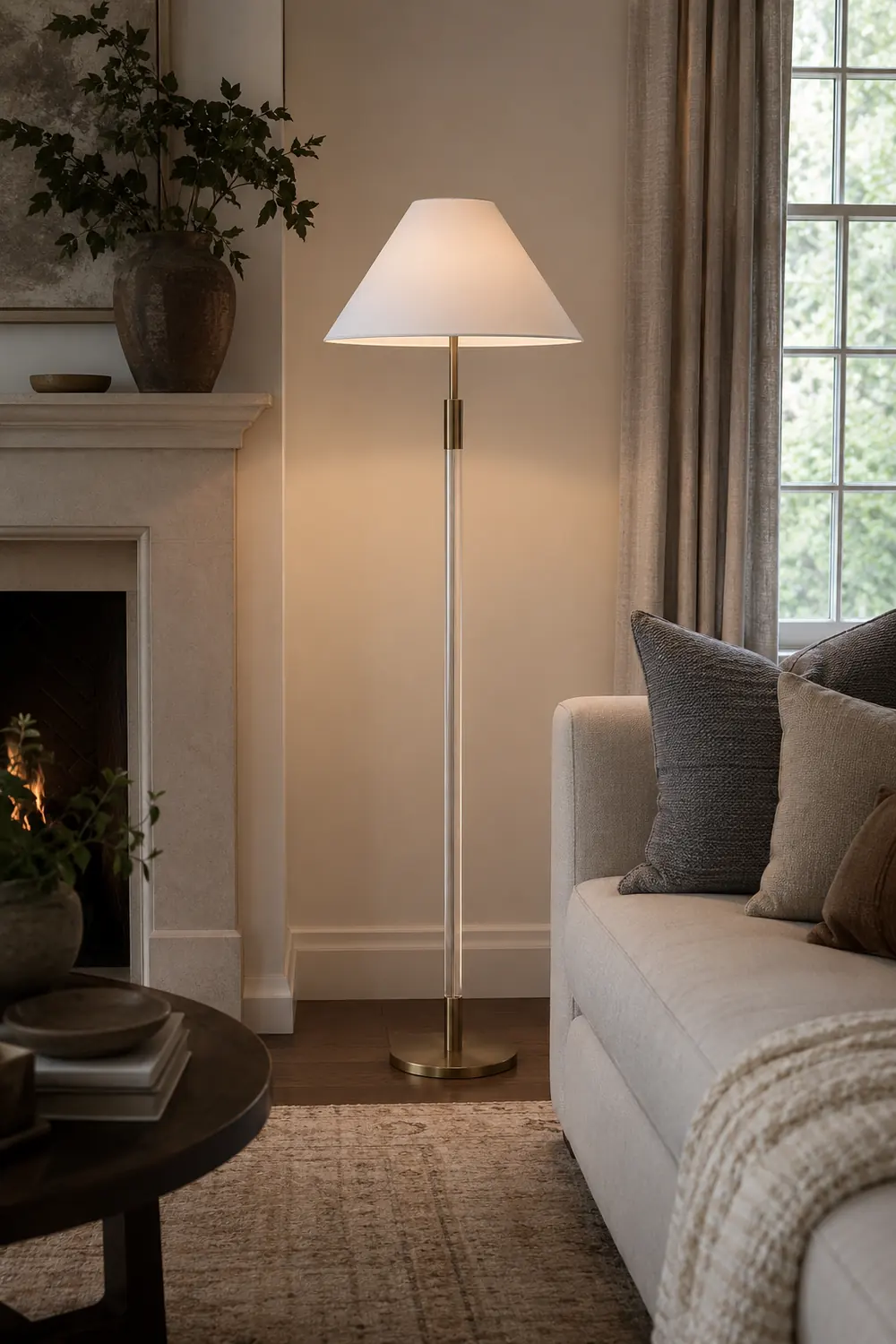 Ralph Acrylic Floor Lamp - Lumpaz