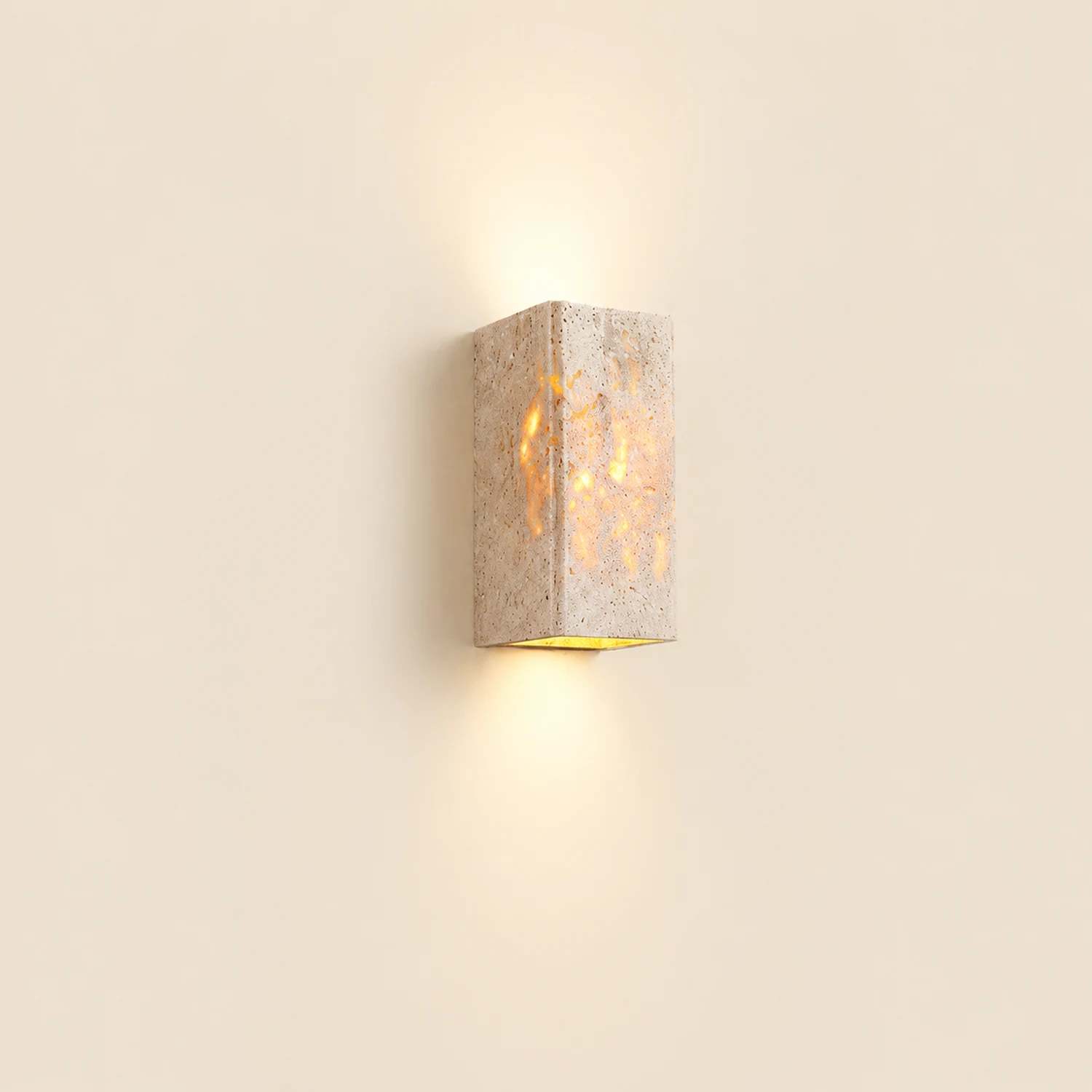 Rectangular Stone LED Wall Lamp - Lumpaz