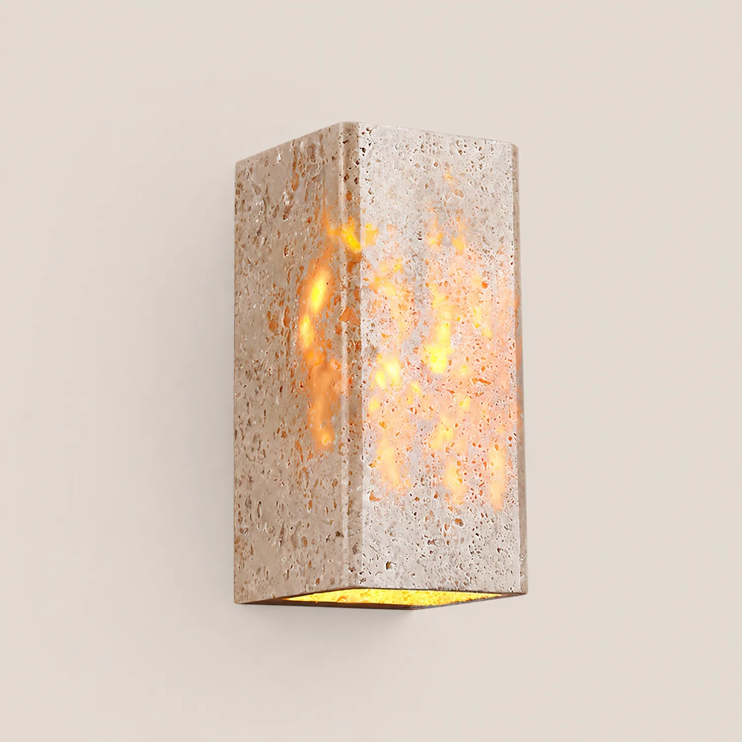 Rectangular Stone LED Wall Lamp - Lumpaz