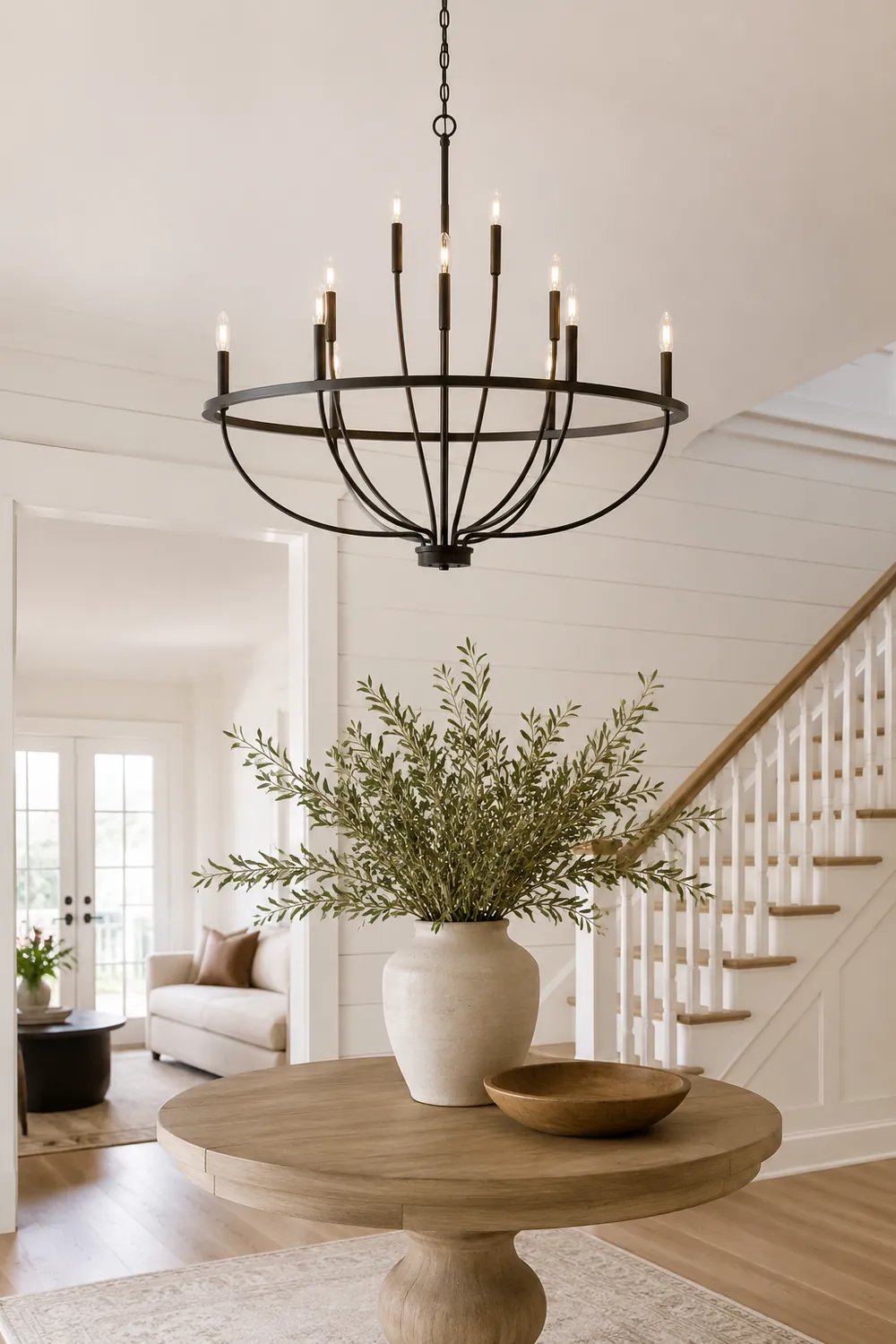 Modern Industrial 12-Light Cage Chandelier - Lumpaz