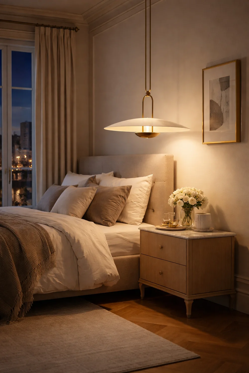 Contemporary Arched Design Pendant Lamp - Lumpaz