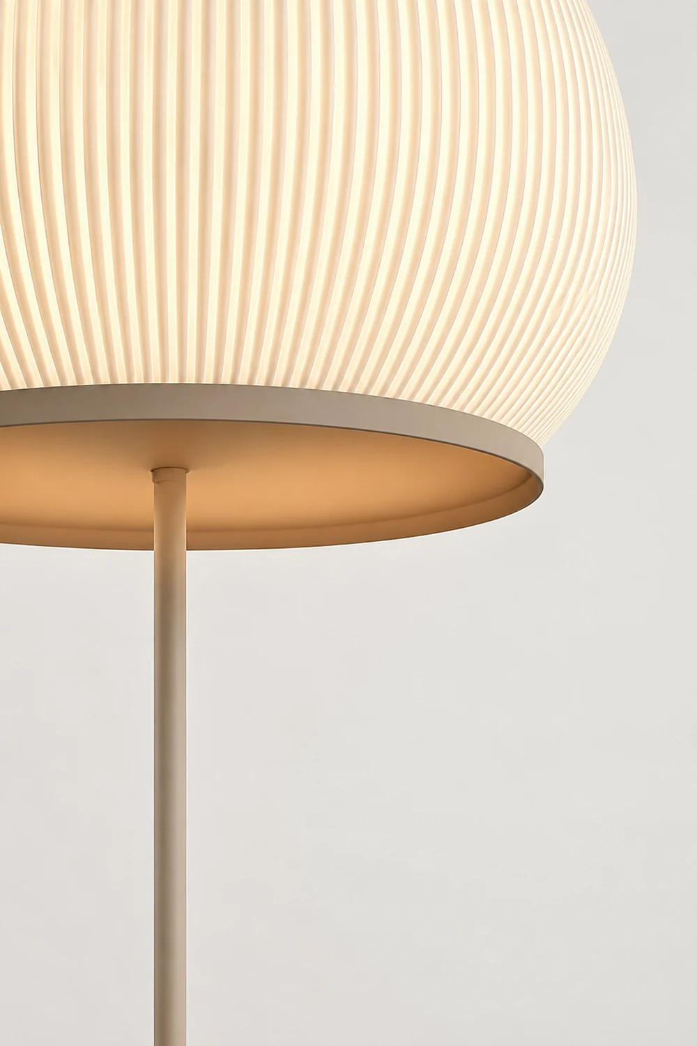 Knitted Round Lantern Floor Lamp - Lumpaz