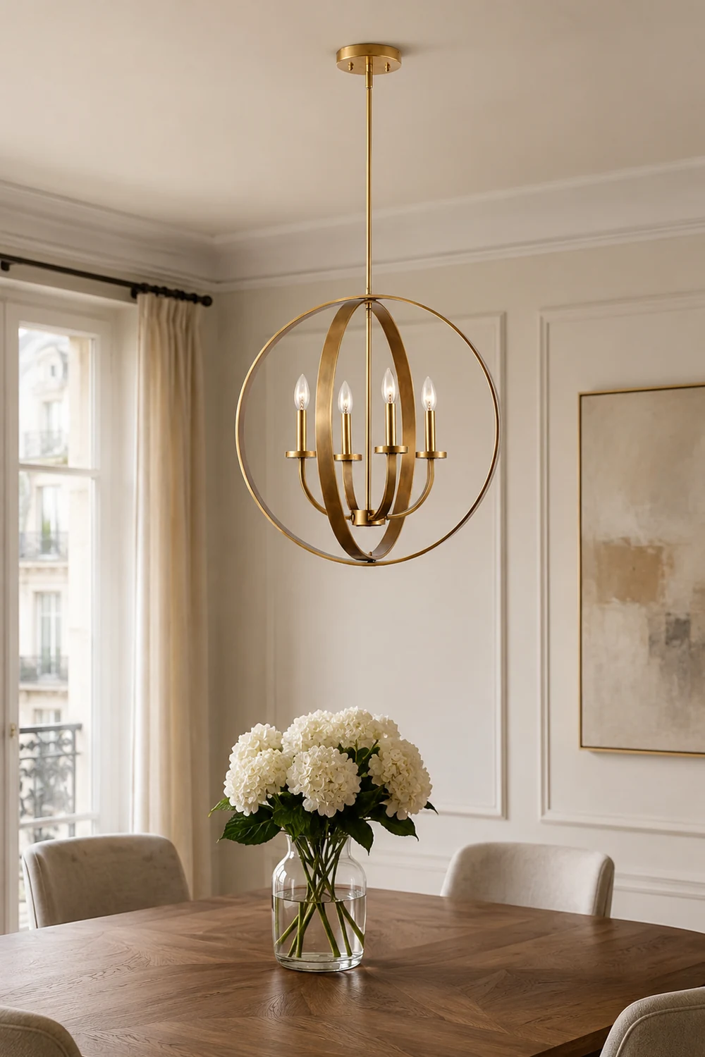 Modern cage chandelier - Lumpaz