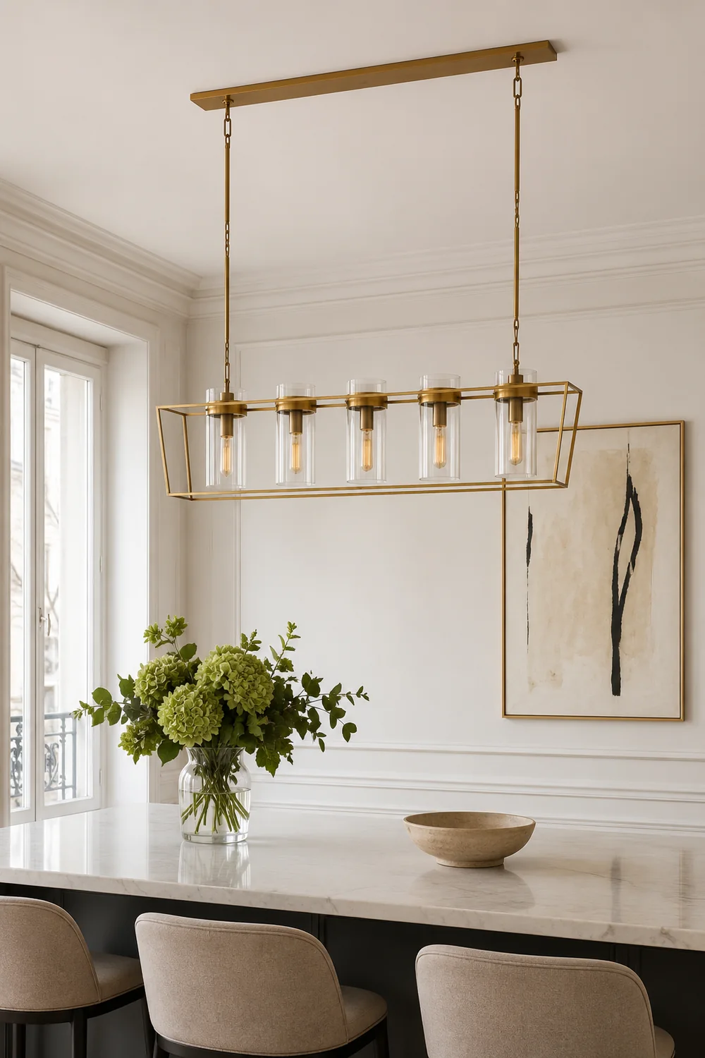 Presidio Large Linear Chandelier - Lumpaz