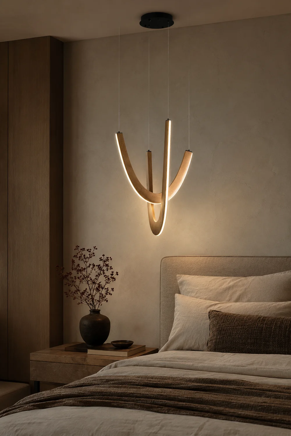 U Wooden Pendant Lamp - Lumpaz