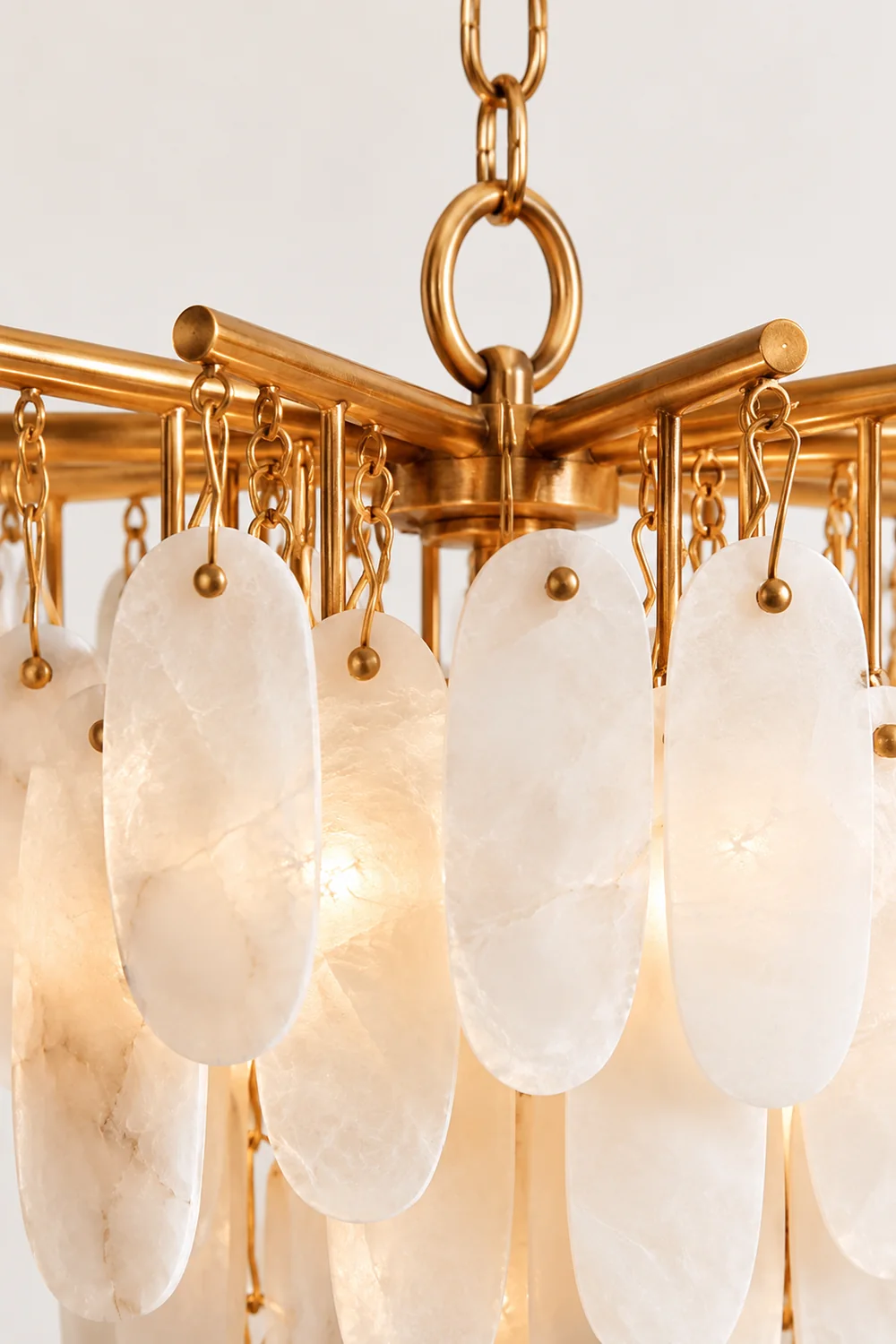 Cora Opulent White Waterfall Chandelier - Lumpaz