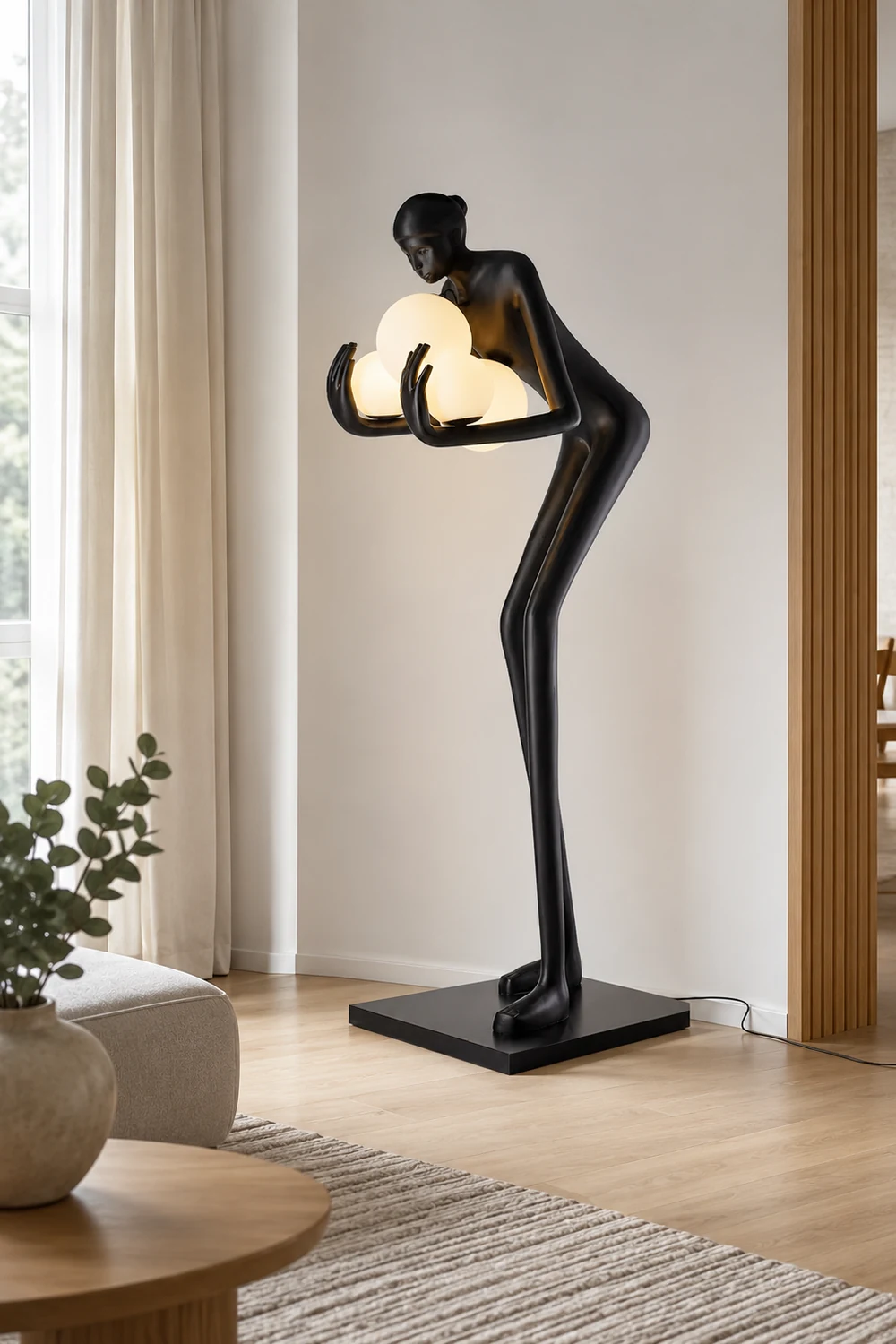 Embrace of Light Sculpture Floor Lamp - Lumpaz