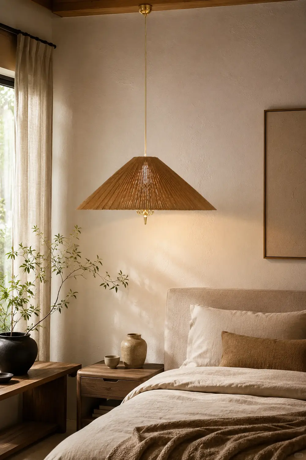 1972 Chinese Hat Chandelier-60cm - Lumpaz